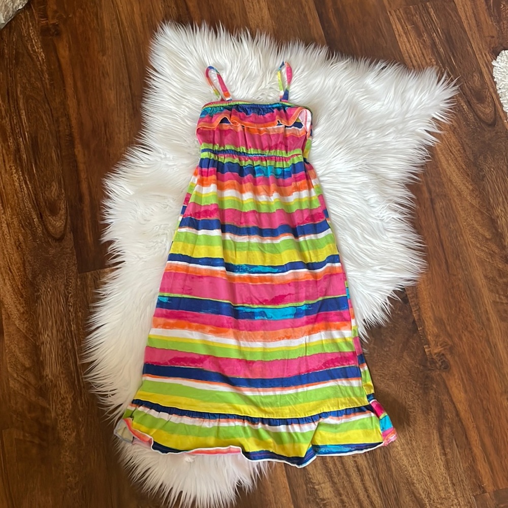 Striped Maxi Dress, size 5/6
